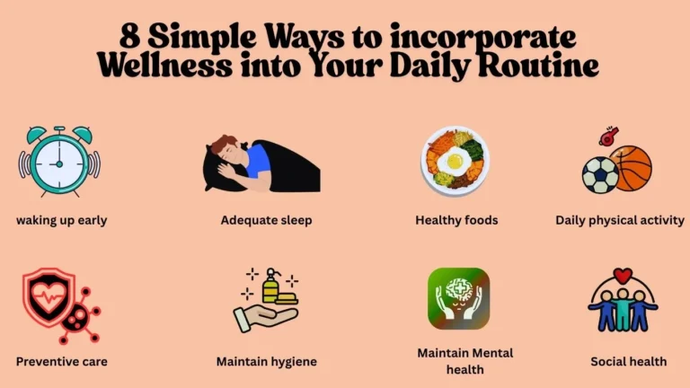 8 Simple ways to incorporate Wellness into your Daily Routine