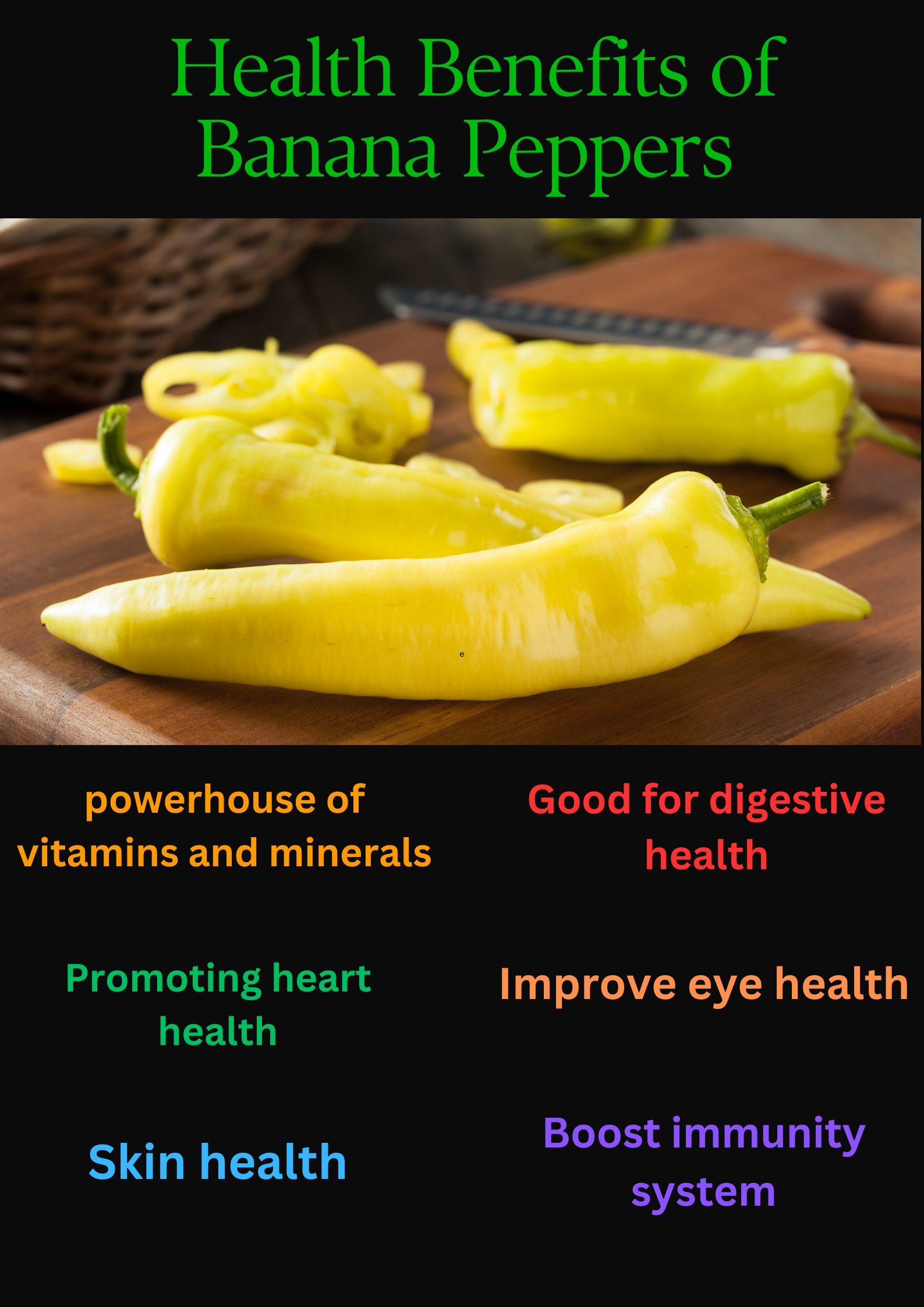 Health benefits of banana peppers