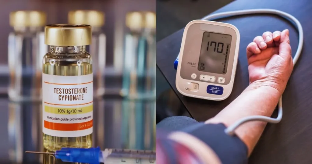 How to lower blood pressure while on testosterone