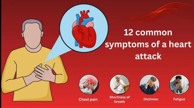 12 common symptoms of a heart attack